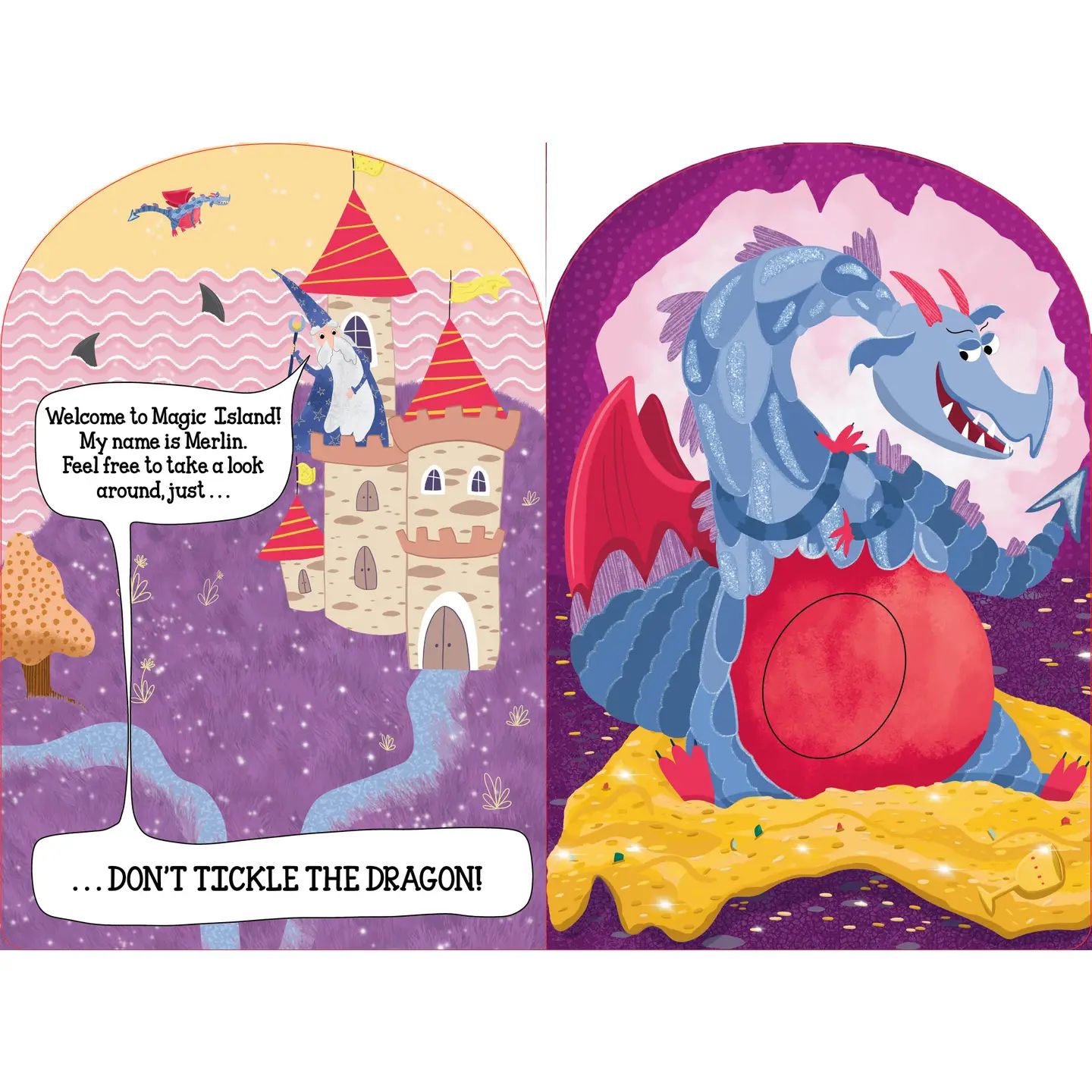 Taffy Tales Books Don't Tickle the Unicorn! Touch and Feel