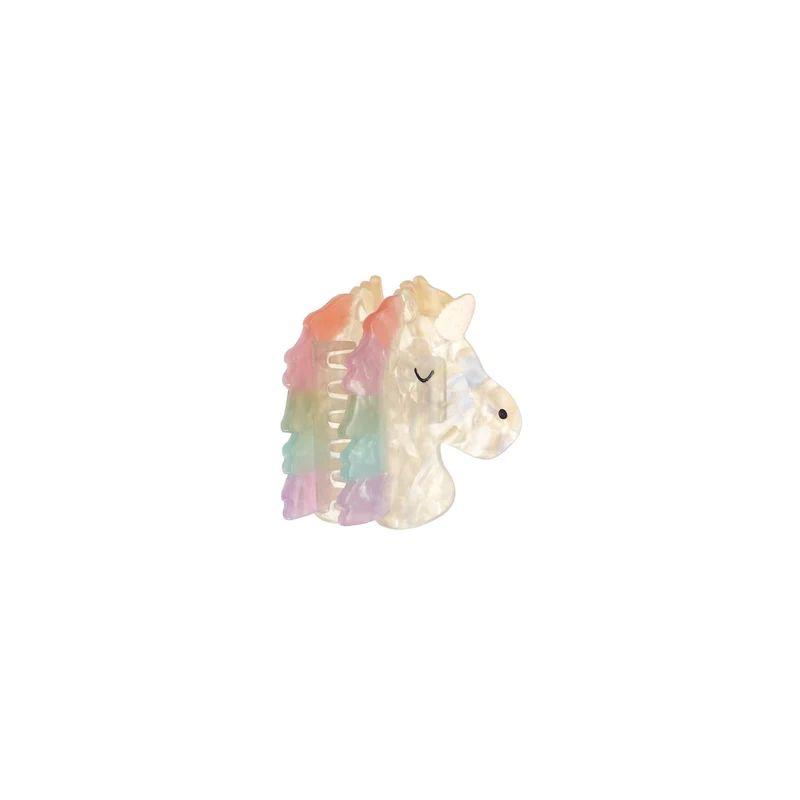 Rockahula Hair Clips Rainbow Unicorn Claw