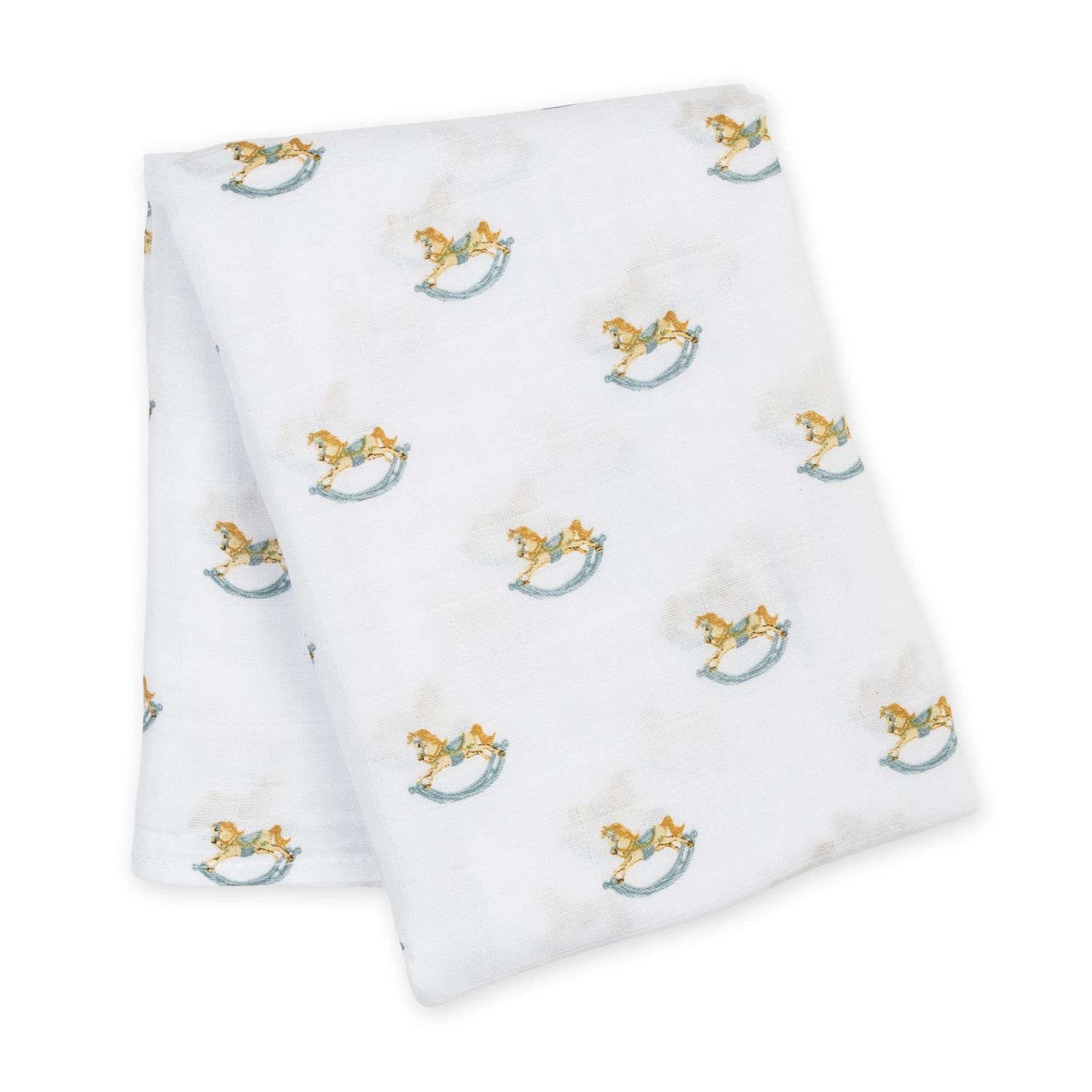 Lulujo Classic Swaddle Rocking Horse 40"x 40"