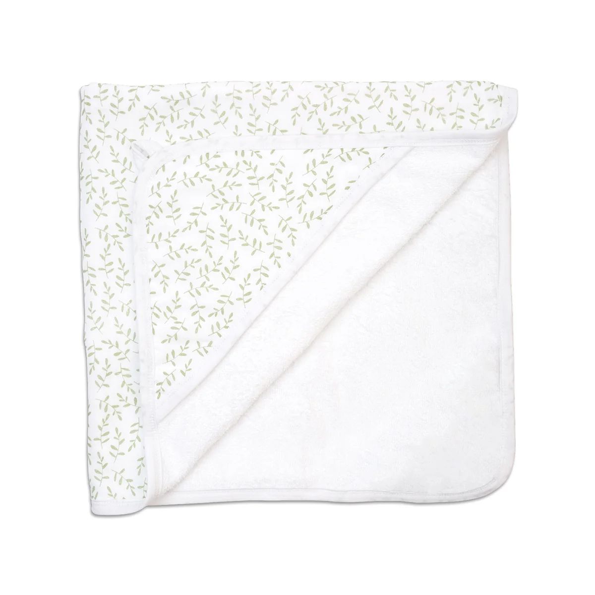 Lulujo Hooded Towel Cotton Muslin &amp; Terry Cloth