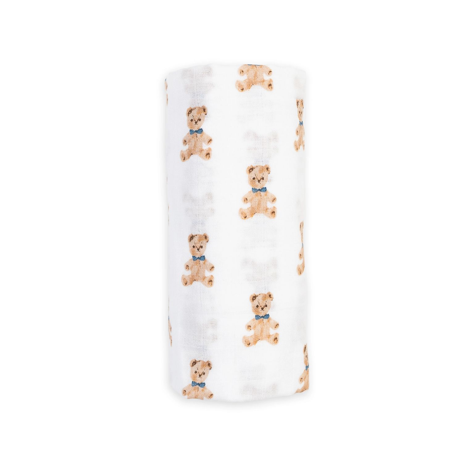 Lulujo Classic Swaddle Vintage Bears 40"x 40"
