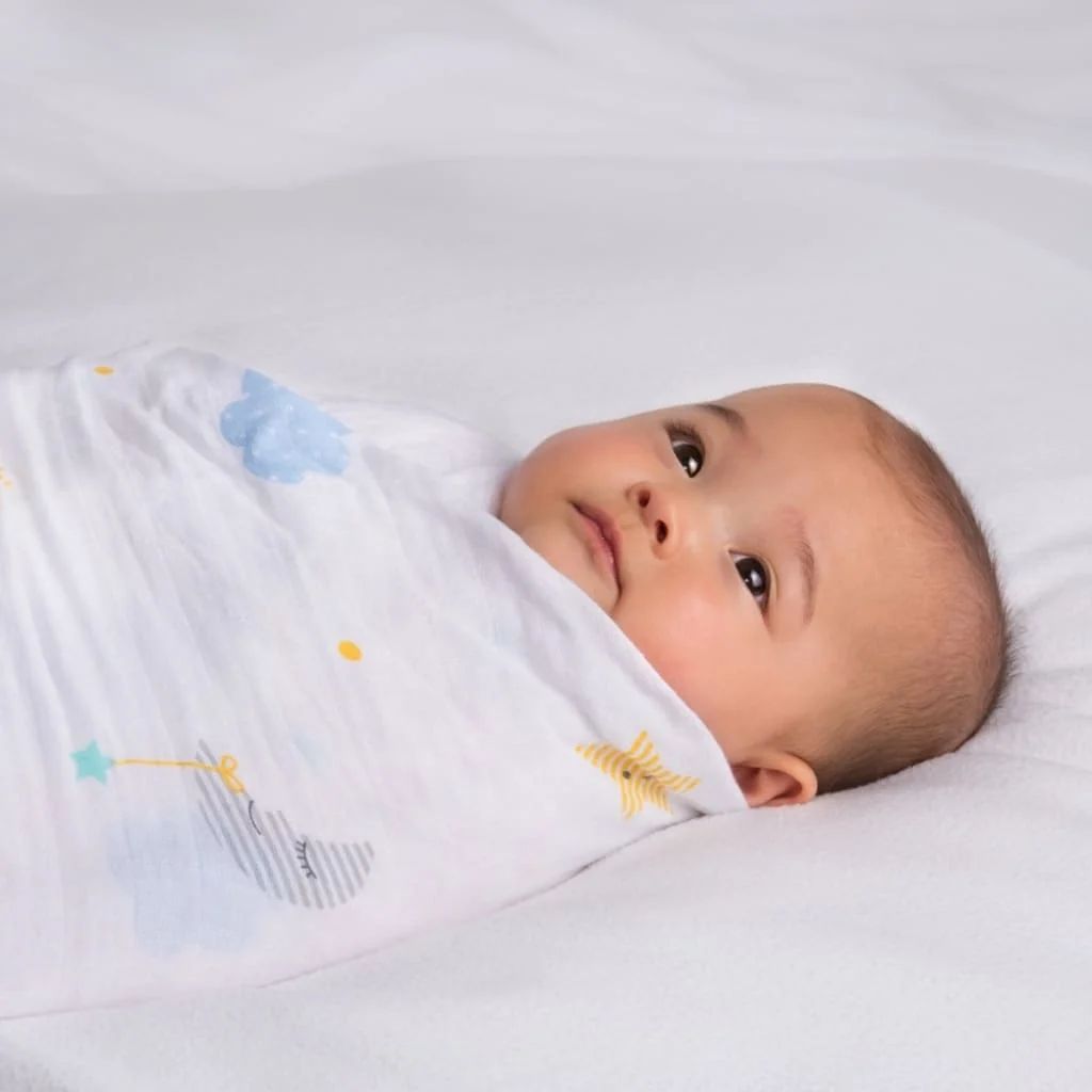 Lulujo Classic Swaddle Dreamland 47"x 47"