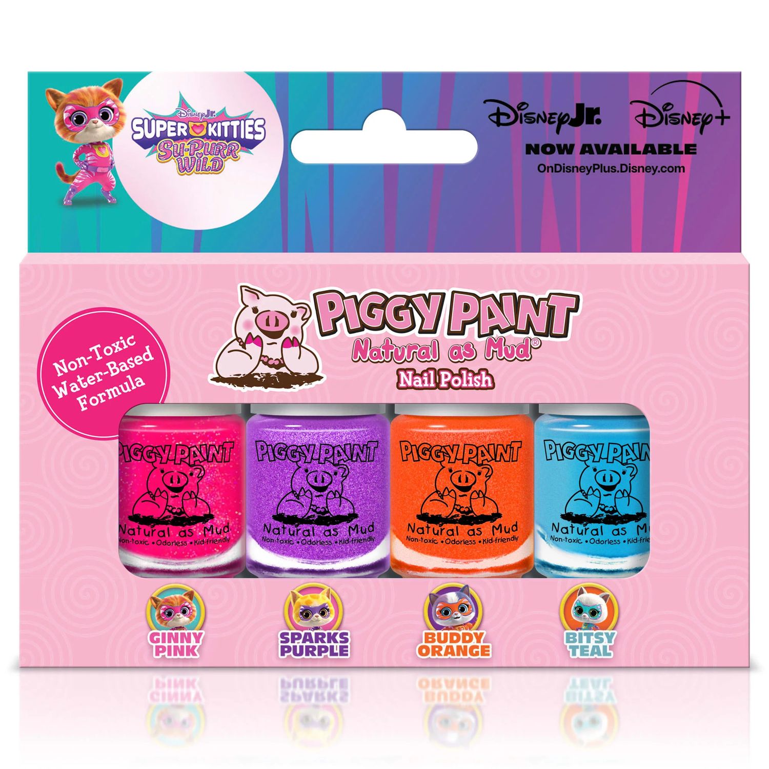 Piggy Paint Super Kitties 4 Polish Box