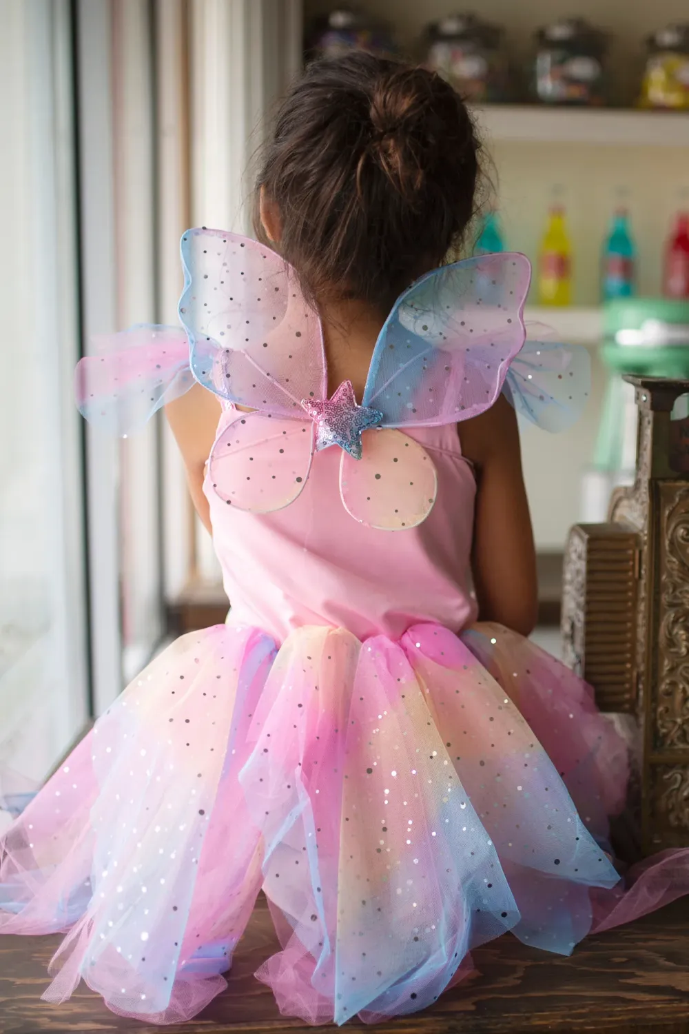 Great Pretenders Rainbow Fairy Dress &amp; Wings