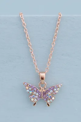 Great Pretenders Boutique Butterfly Gem Necklace