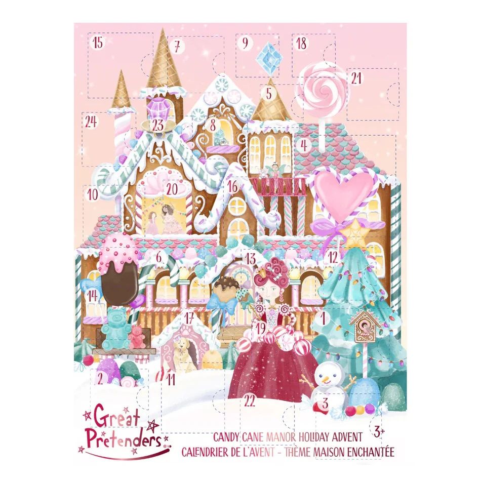 Great Pretenders Candy Cane Manor Holiday Advent Calendar