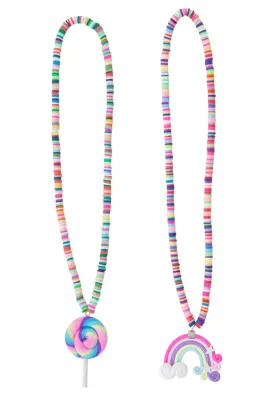 Great Pretenders Lollipop/Rainbow Necklace