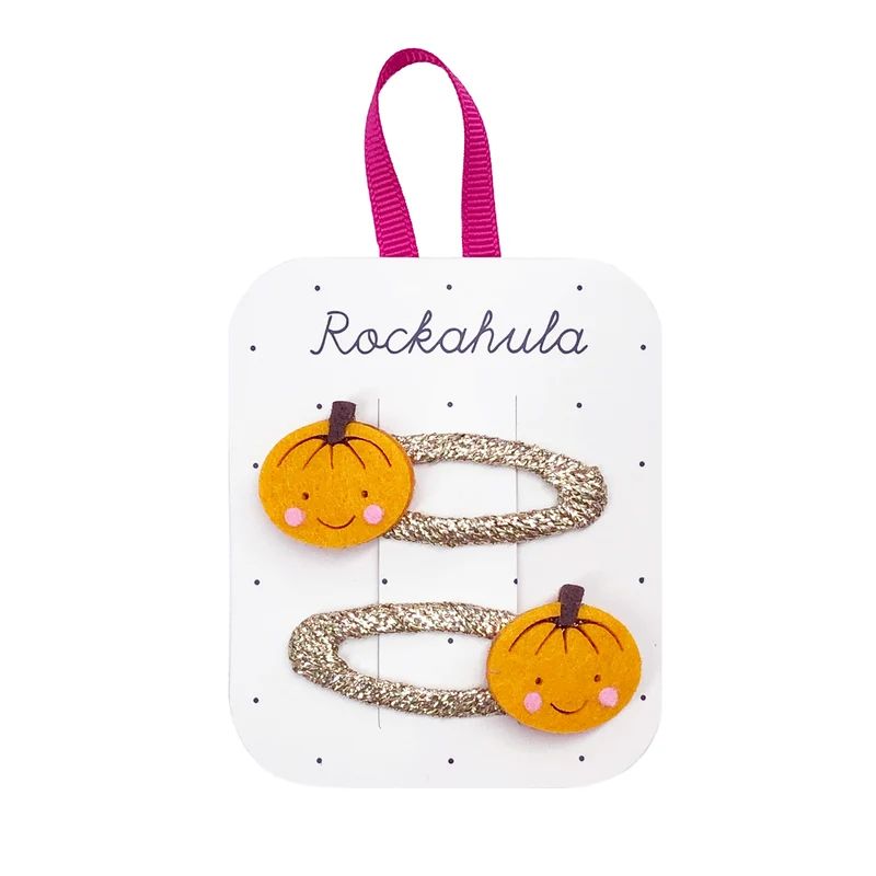 Rockahula Hair Clips Little Pumpkin