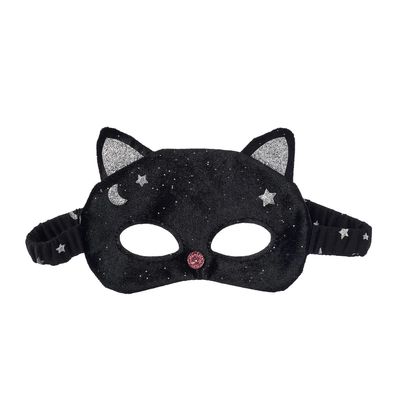Rockahula Velvet Black Cat Mask 3-10Y