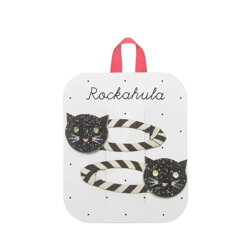 Rockahula Hair Clips Stripy Cat