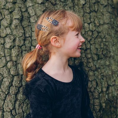Rockahula Hair Clips Stripy Cat