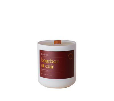 Bougie – Bourbon &amp; Cuir