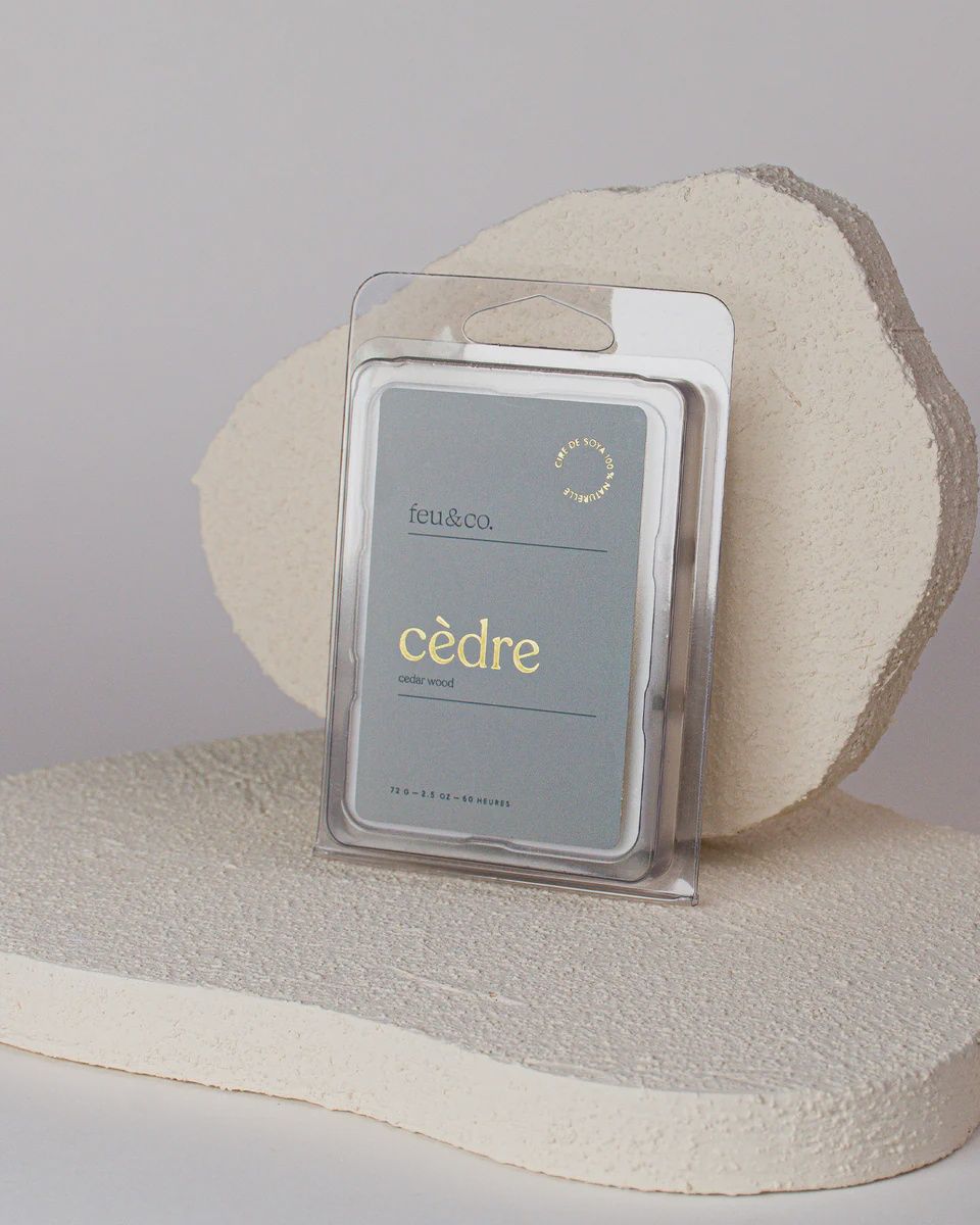 Cubes de cire - Cèdre Cubes de cire - Cèdre