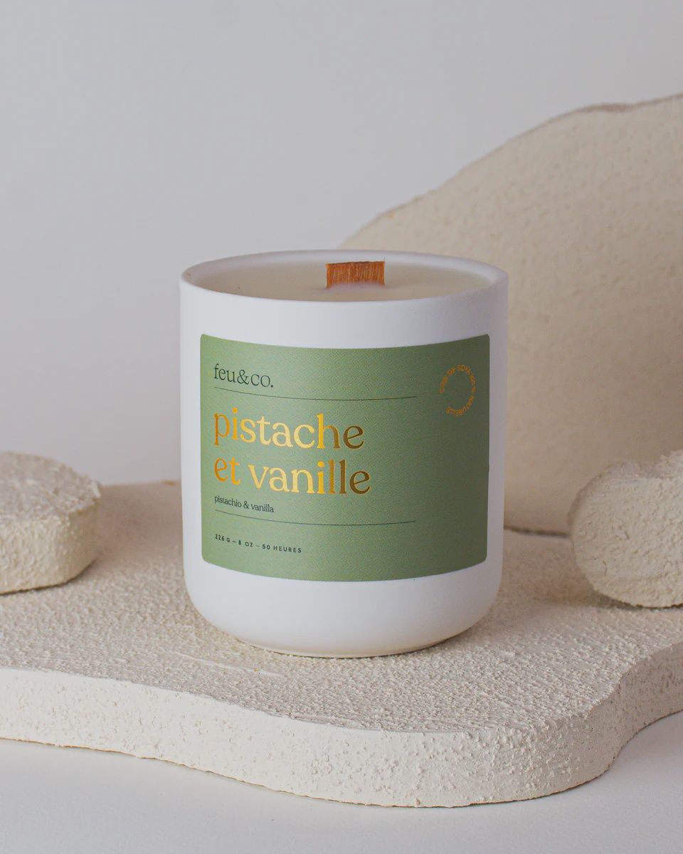 Bougie - Pistache et vanille