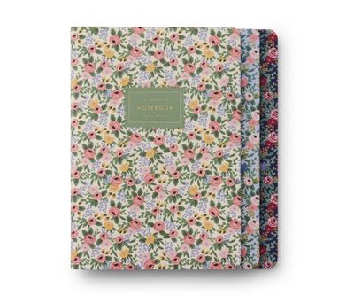 Lot de 3 carnets  – Rosa