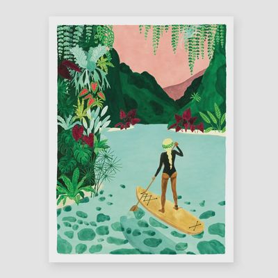 Affiche – Paddle Girl