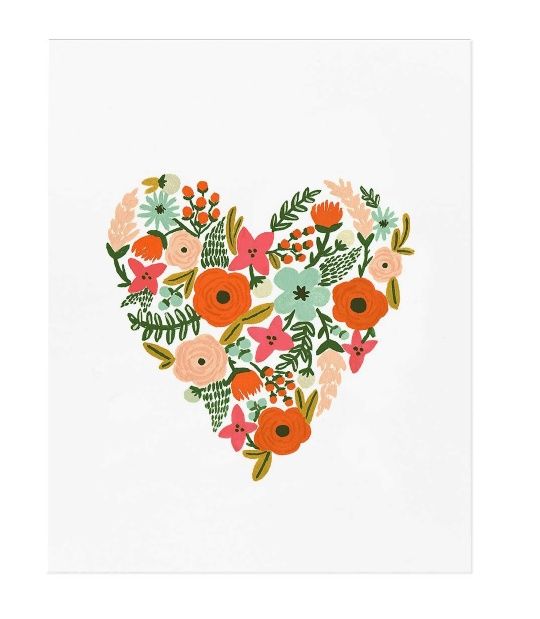 Affiche Floral – Heart