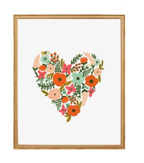 Affiche Floral – Heart