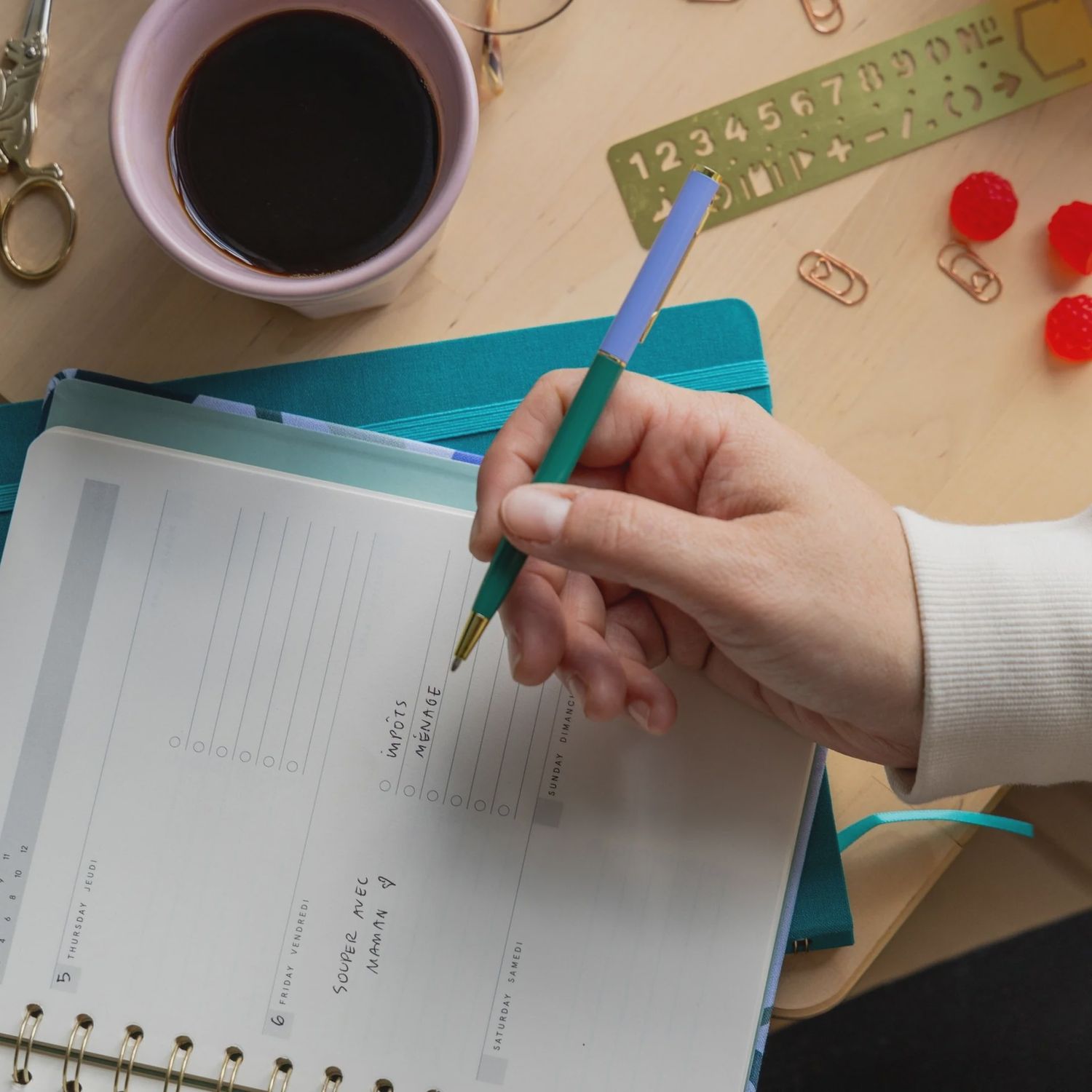 Agenda non daté – Feroé Bleu