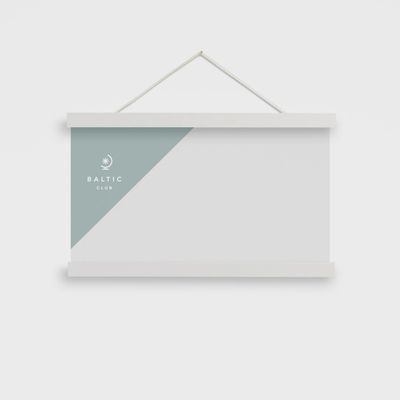 Cadre magnétique blanc - 9 pouces