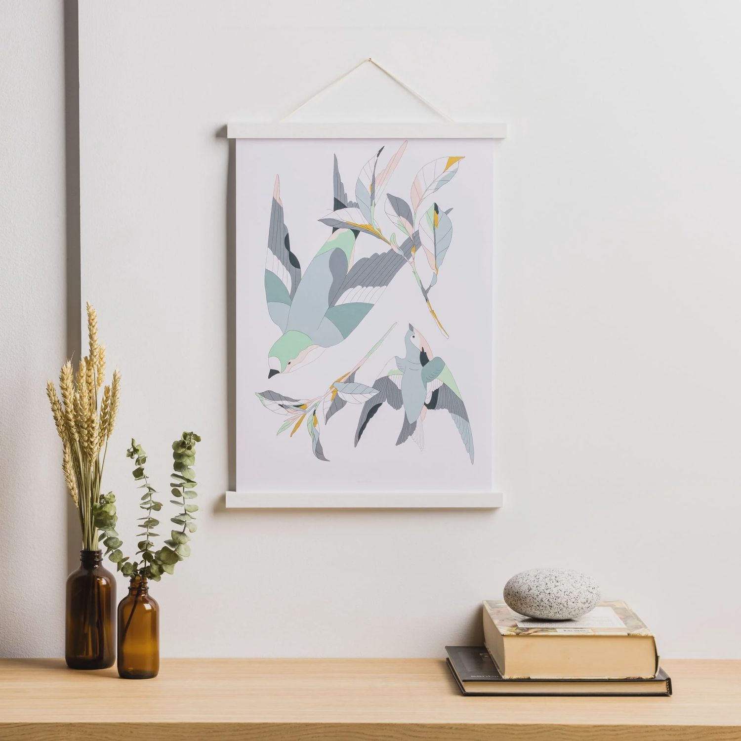 Cadre magnétique blanc - 9 pouces