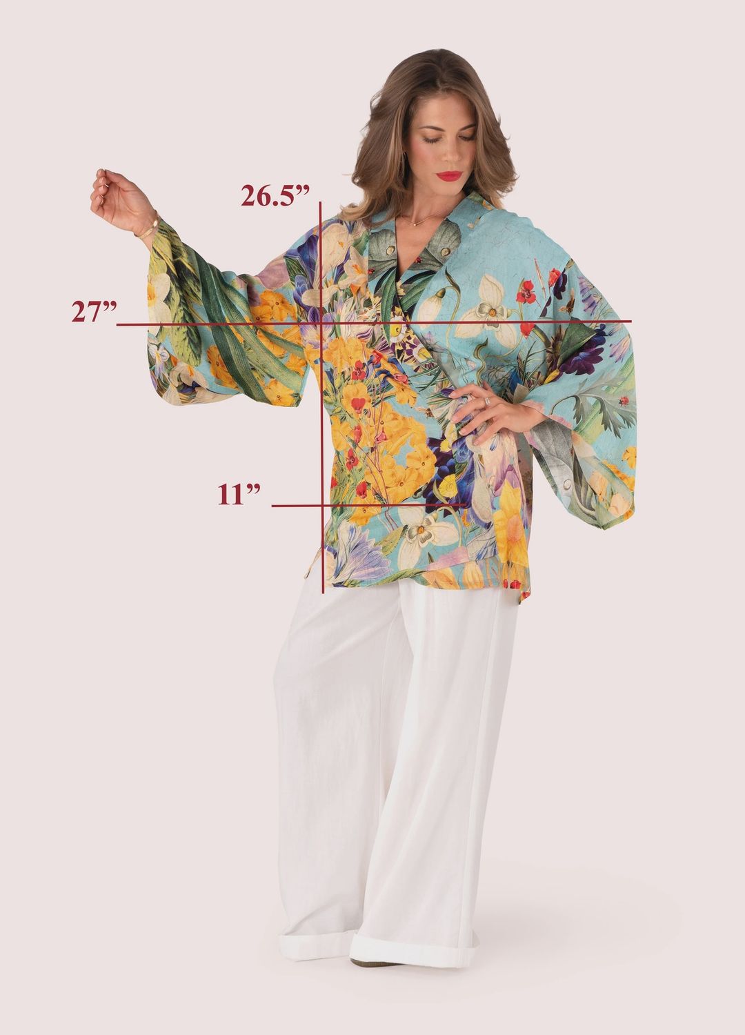 Veste kimono – Spring Flora
