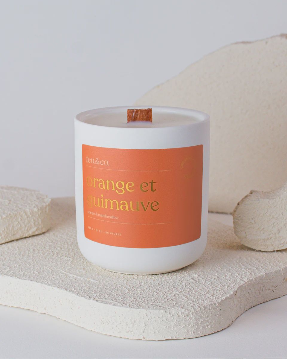 Bougie – Orange &amp; Guimauve