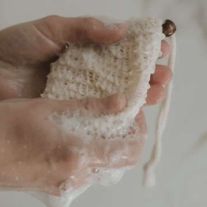 Sac à savon en sisal