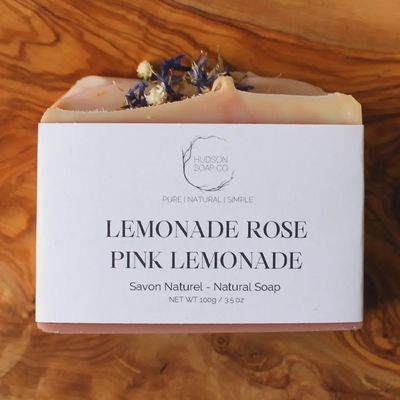 Savon naturel – LIMONADE ROSE