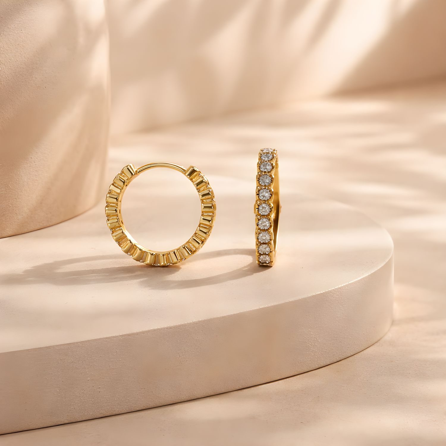 Mira – Dormeuses plaqué 18K