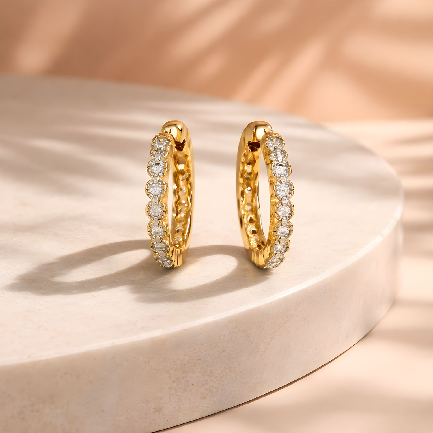 Mira – Dormeuses plaqué 18K