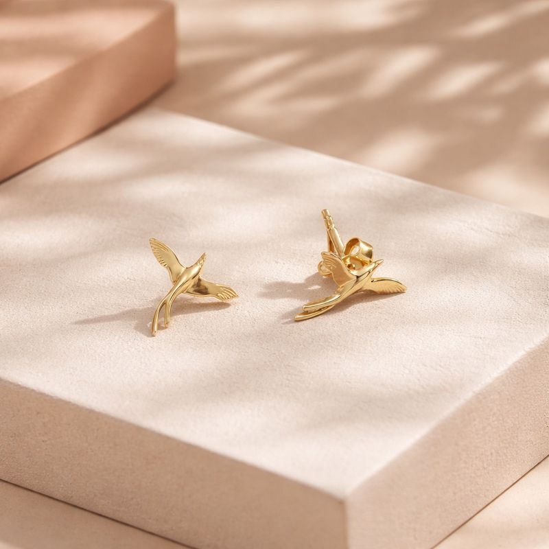 ÉLAN - Boucles d’oreilles plaqué 18K