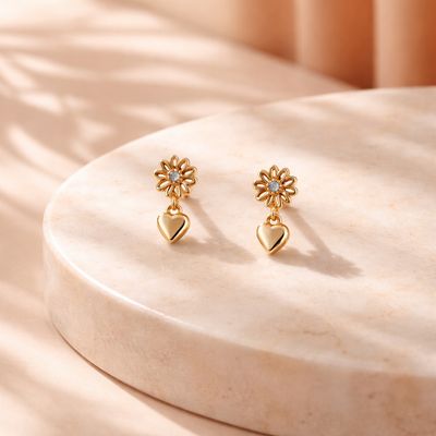 ELYA - Boucles d’oreilles plaqué 18K