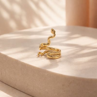 IVRESSE - Manchette d'oreille plaqué 18K
