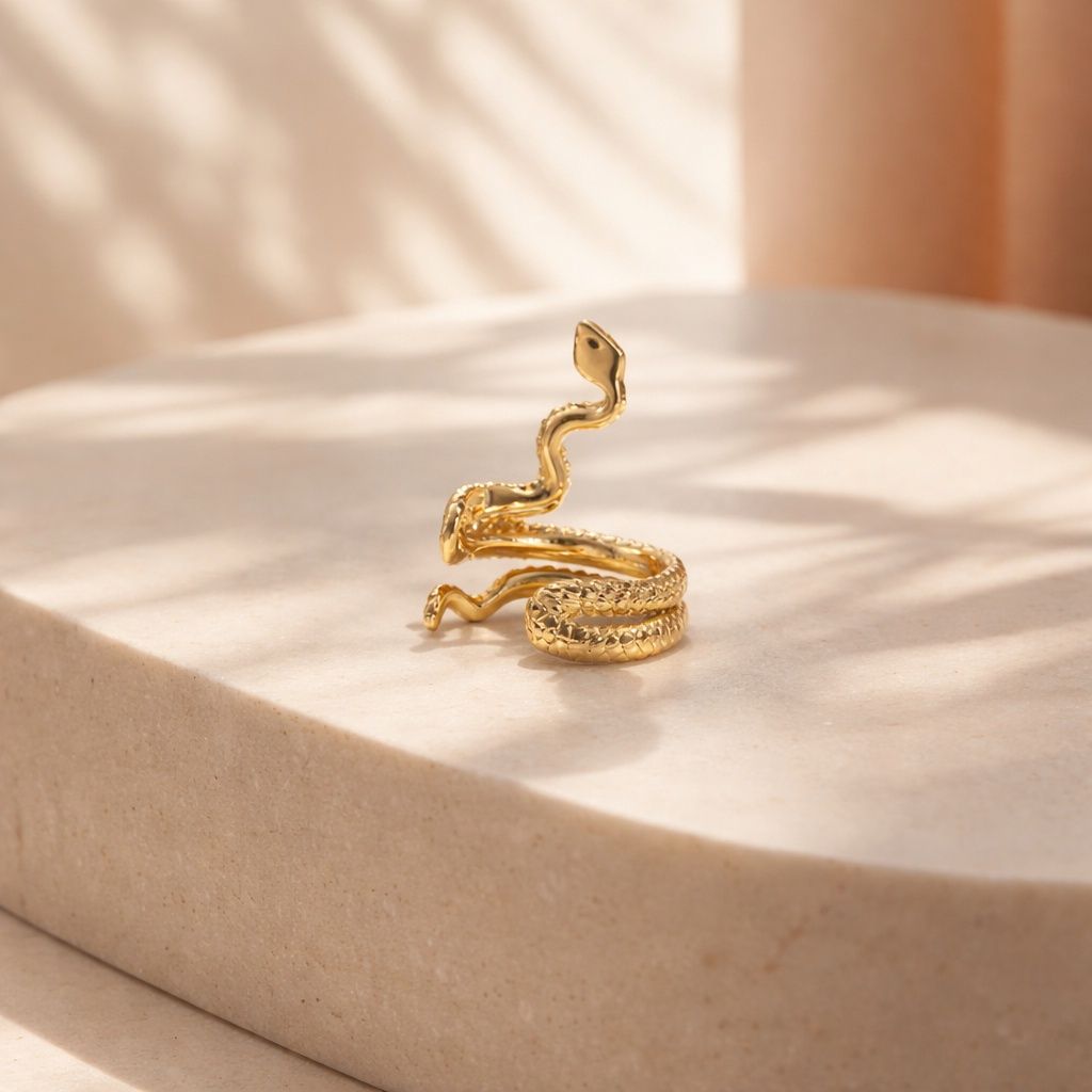 Ivresse – Manchette d'oreille plaqué 18K