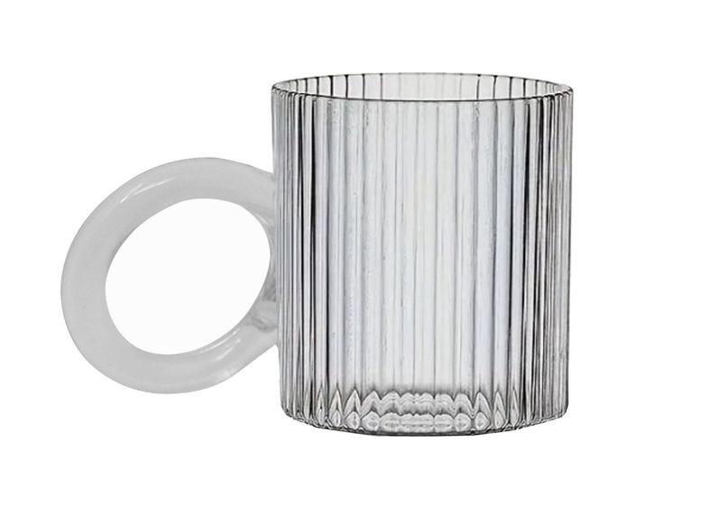Tasse – Nervures &amp; poignée ronde