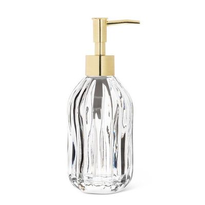 Pompe à savon - Verre cannelé
