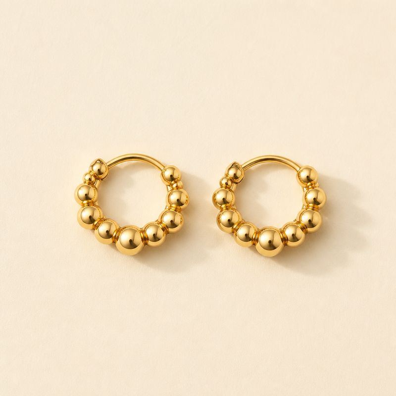 FLORE - Dormeuses plaqué 18K