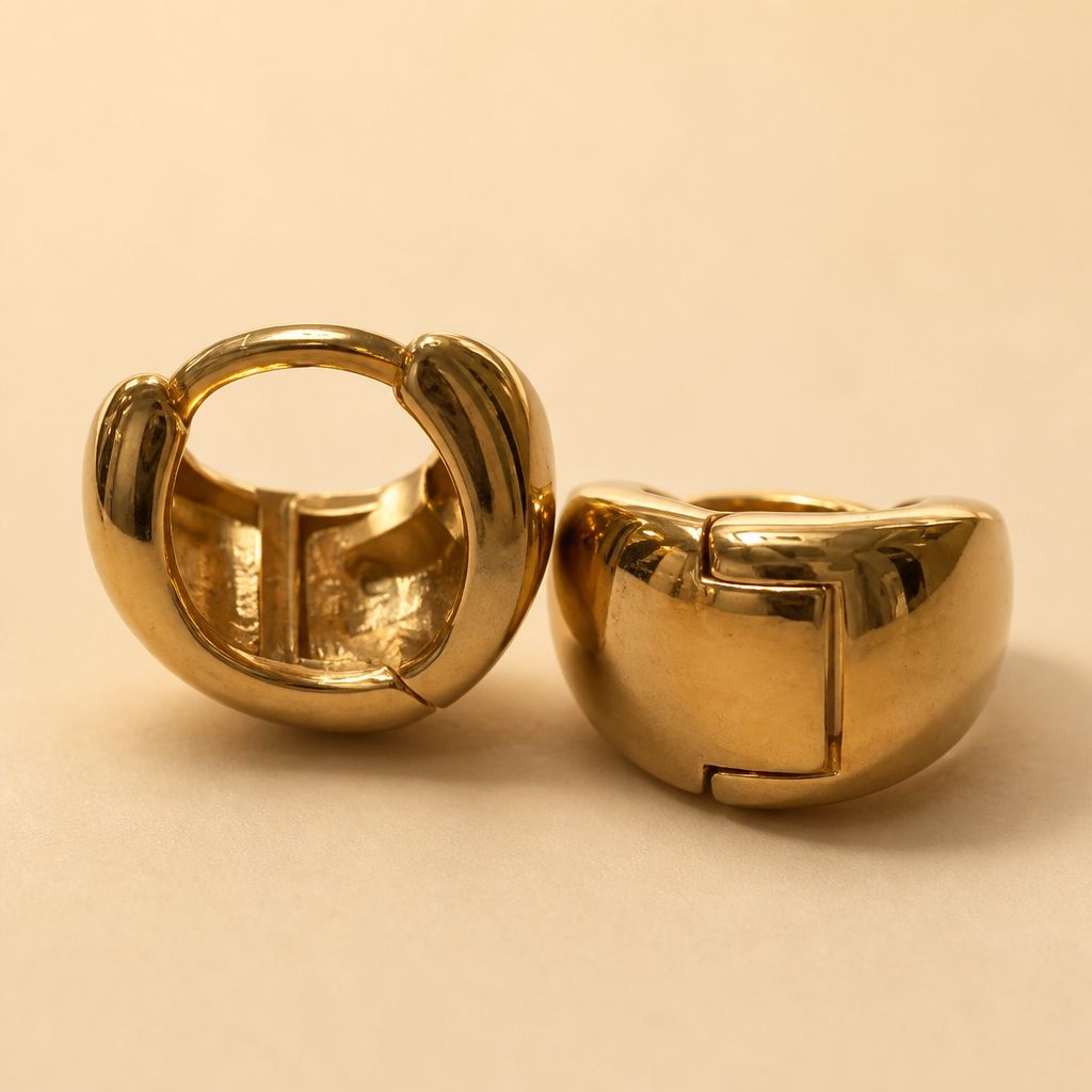Anaïs - Dormeuses plaqué 18K