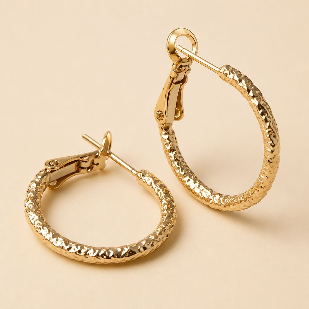 Camille - Anneaux plaqué 18K