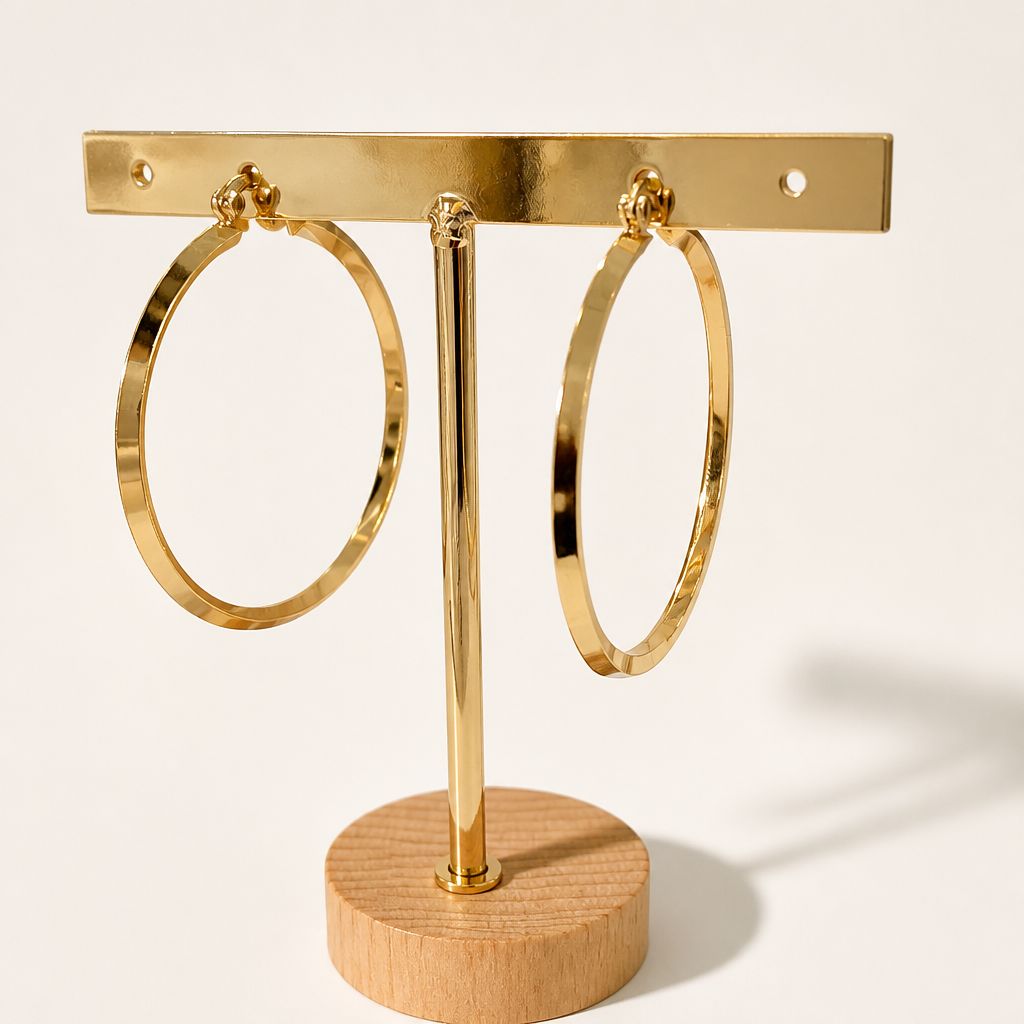 ÉLOISE - Anneaux créoles plaqué 18K
