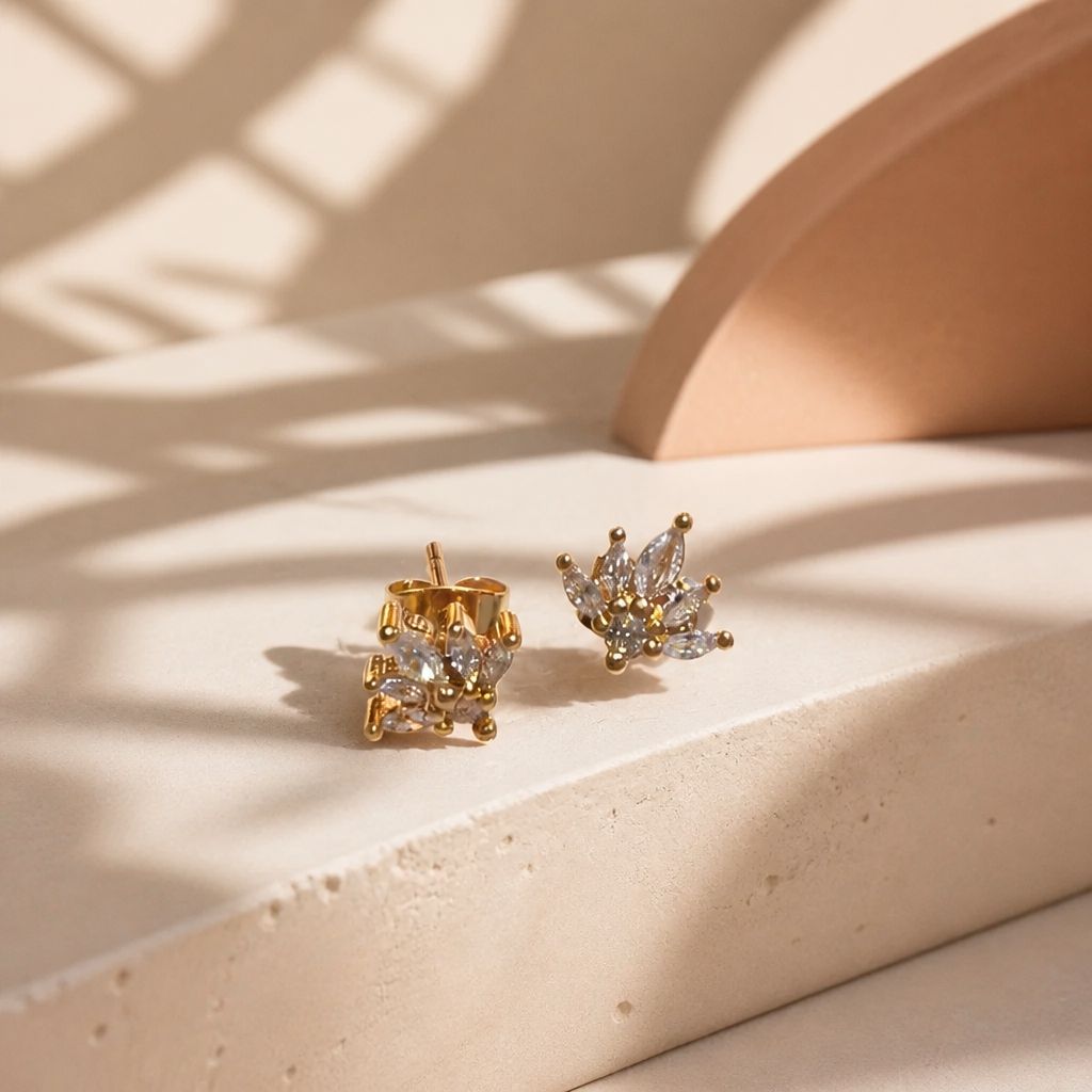 VICTOIRE - Boucles d’oreilles plaqué 18K