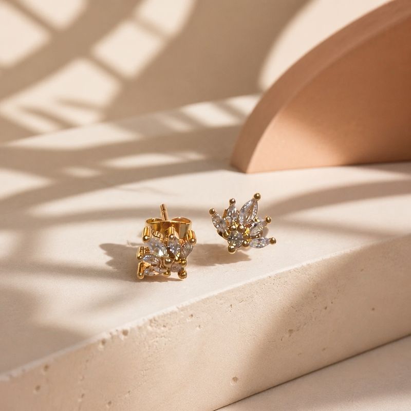 VICTOIRE - Boucles d’oreilles plaqué 18K