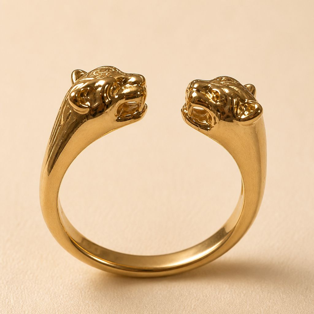 PANTHÉRA - Bague plaqué 18K