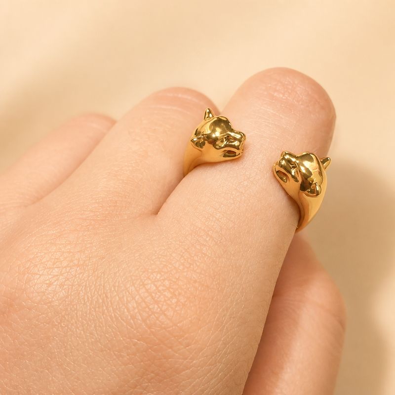 PANTHÉRA - Bague plaqué 18K