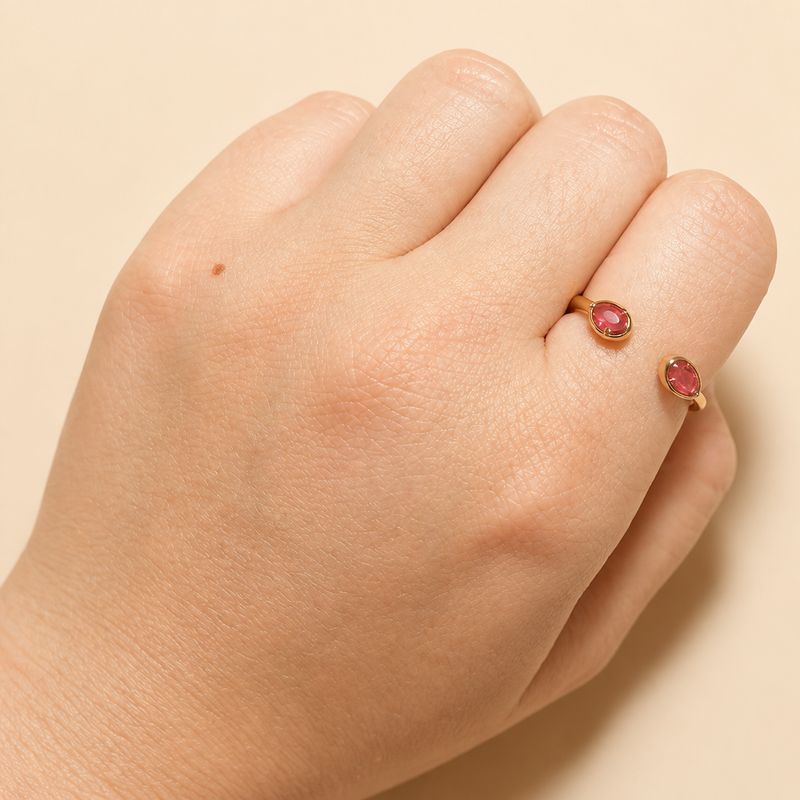 Claire - Bague plaqué 18K