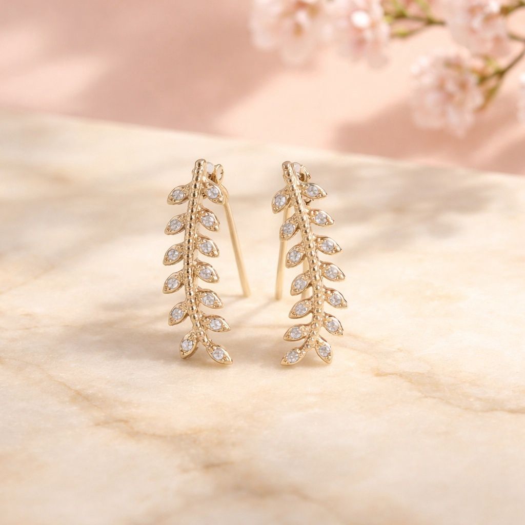 NORA - Boucles d’oreilles plaqué 18K