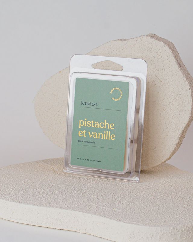 Cubes de cire - Pistache &amp; Vanille