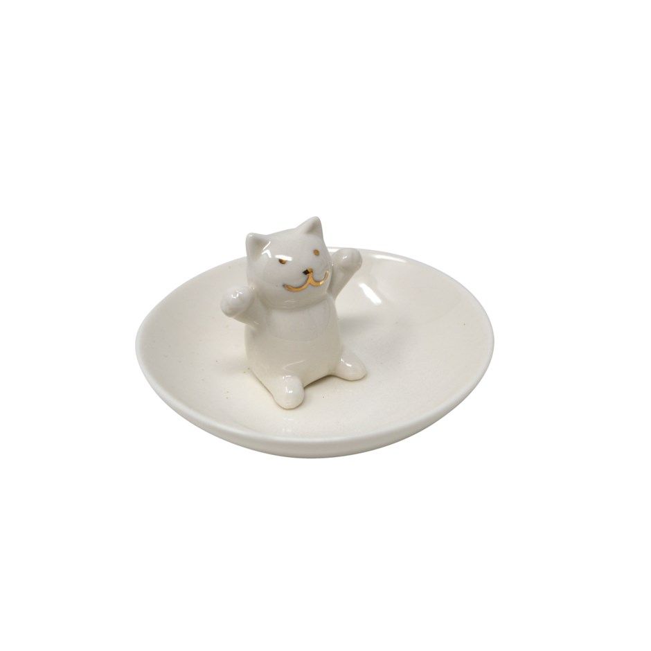 Coupelle à bijoux - Chat câlin
