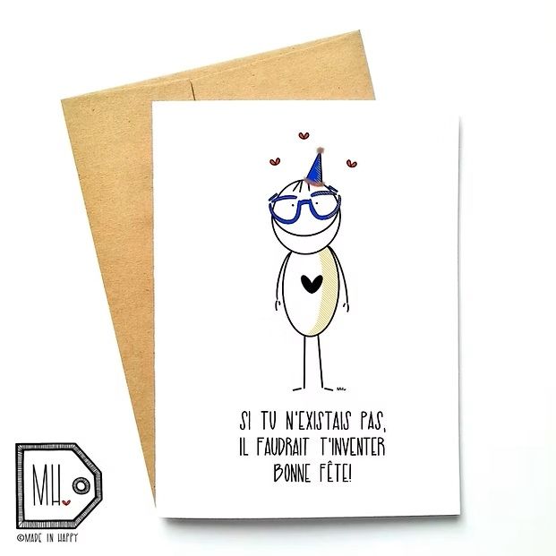Carte de souhaits - Inventer